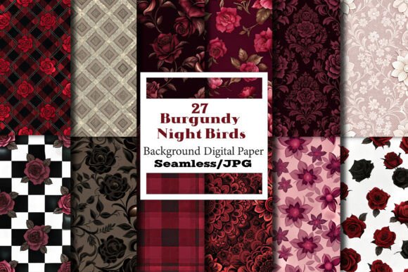 Burgundy Night Birds: Your Secret Weapon for Creative Projects