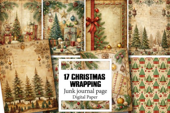 Christmas Wrapping Paper Junk Journal: Unleash Your Creative Potential