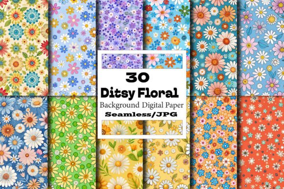 Discover the Versatility of Ditsy Floral Digital Paper