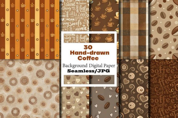 Explore Creative Uses of Hand-drawn Coffee Papers