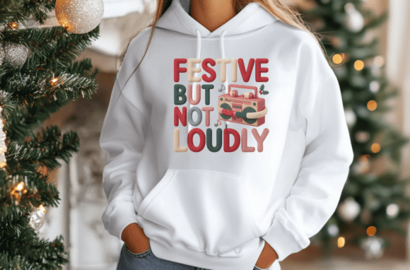 Festive Not Loudly PNG: A Subtle Holiday Cheer for the Quiet Enthusiast
