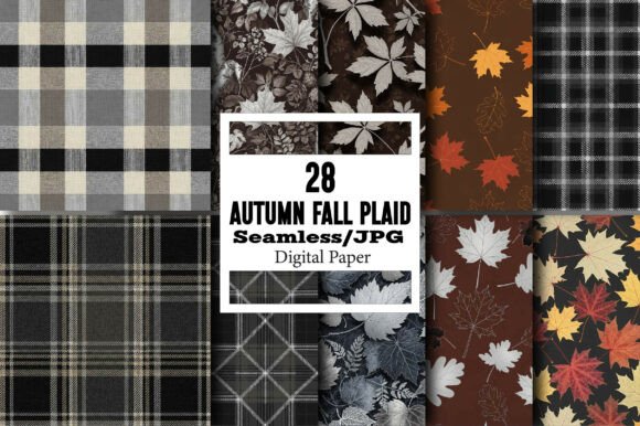 Seamless Autumn Fall Plaid Paper: A Creator’s Essential Toolkit