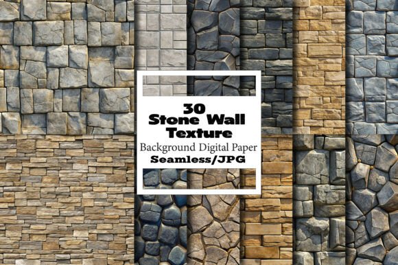 Stone Wall Texture Digital Papers: The Ultimate Tool for Creative Projects