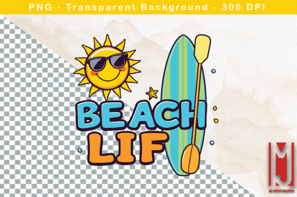 The Digital Seaside: Unpacking the Utility of a Beach Life Vibes PNG