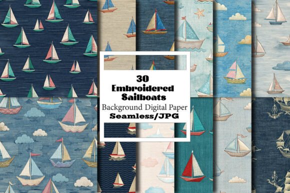 The Seamless Embroidered Sailboats Pattern: A Designer’s Toolkit
