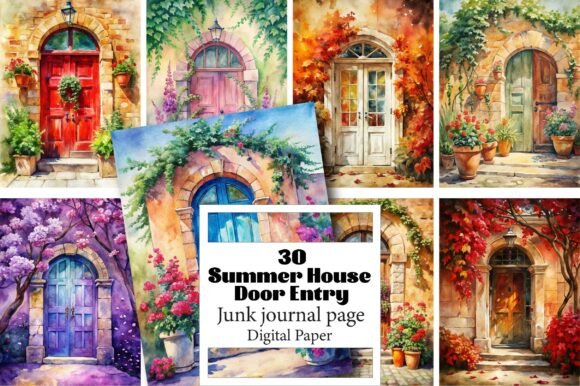 The Summer House Door Entry Junk Journal: Your Gateway to Organized Creativity