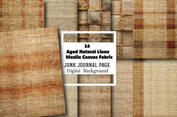 The Versatile Appeal of Aged Natural Linen Muslin Canvas Fabric
