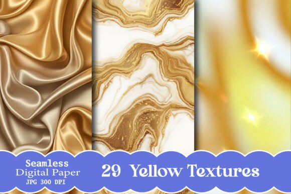 The Vibrant Pulse of Digital Crafting: Embracing Yellow Textures Digital Paper