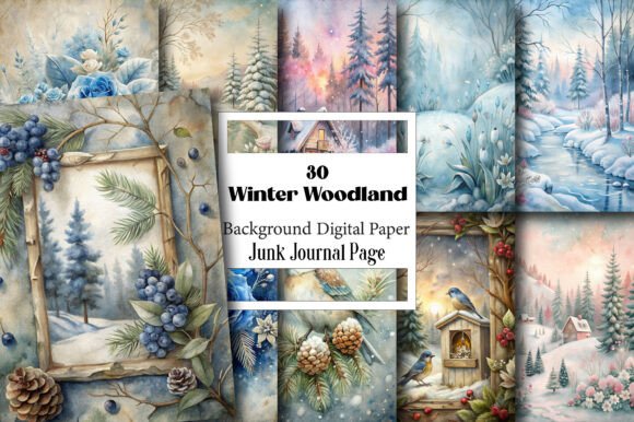 Unlock a World of Creative Projects with the Winter Woodland Junk Journal Kit