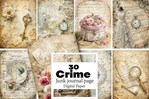 Unlock Creativity: The Versatile Power of Crime Junk Journal Pages