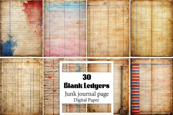Unlock Creativity with a Blank Ledgers Junk Journal Kit