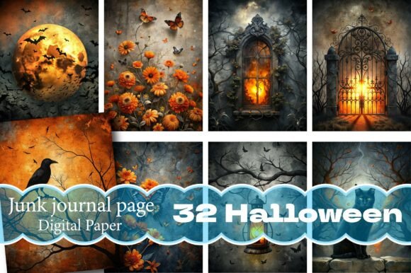 Unlock Creativity with Halloween Junk Journal Paper