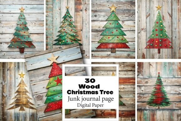 Unlocking Creative Magic: Your Wood Christmas Tree Junk Journal Kit Guide