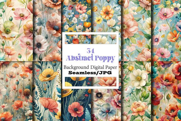 Unlocking Creative Possibilities with an Abstract Poppy Seamless Pattern