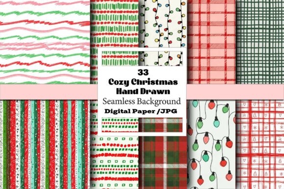 Unlocking Creative Potential with a Cozy Christmas Pattern Hand Drawn Design