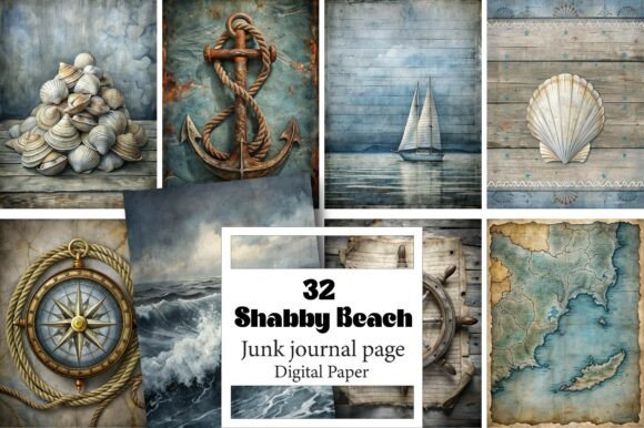 Unlocking Creativity with Shabby Beach Printable Papers